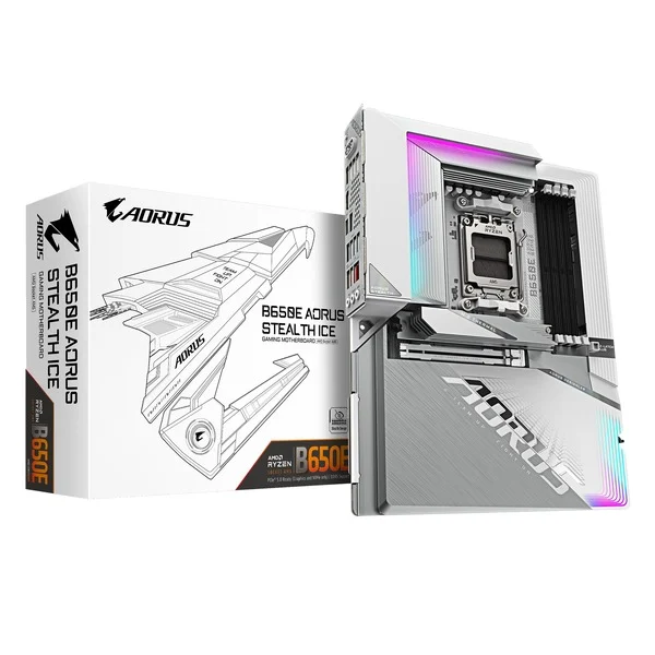 GIGABYTE B650E AORUS STEALTH ICE, Mainboard
