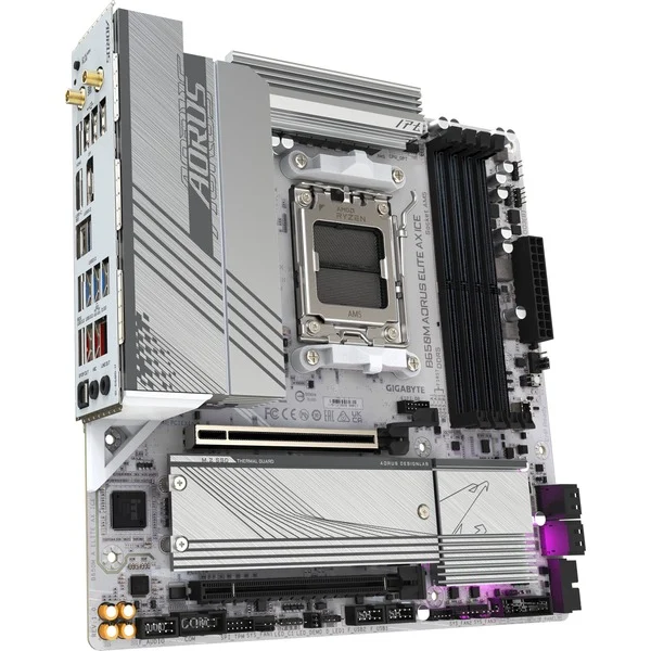 GIGABYTE B650M AORUS ELITE AX ICE, Mainboard - Bild 3