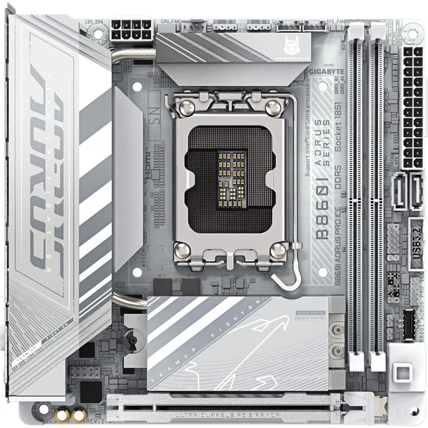 GIGABYTE B860I AORUS PRO ICE, Mainboard - Bild 3