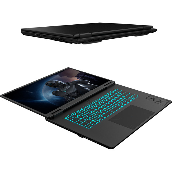 GIGABYTE GAMING A16 3VHK3DE894SH, Gaming-Notebook (schwarz, AMD Ryzen 7 260, NVIDIA GeForce RTX 5060, 16 GB DDR5, 1 TB (1 TB SSD), Windows 11 Home) - Bild 4