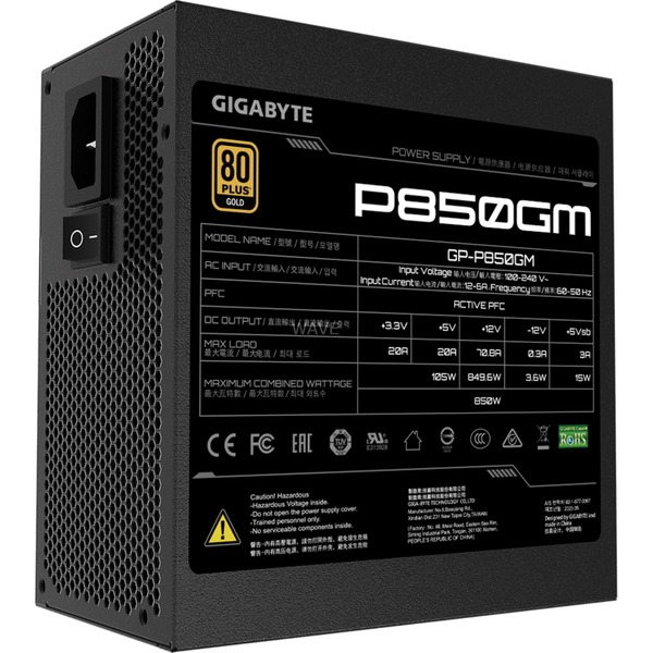 GIGABYTE GP-P850GM, PC-Netzteil - Bild 5