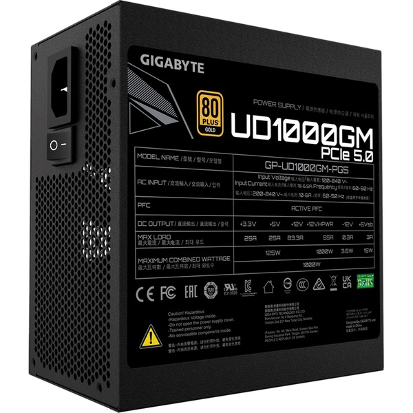 GIGABYTE GP-UD1000GM PG5 1000W rev.2.0, PC-Netzteil - Bild 6