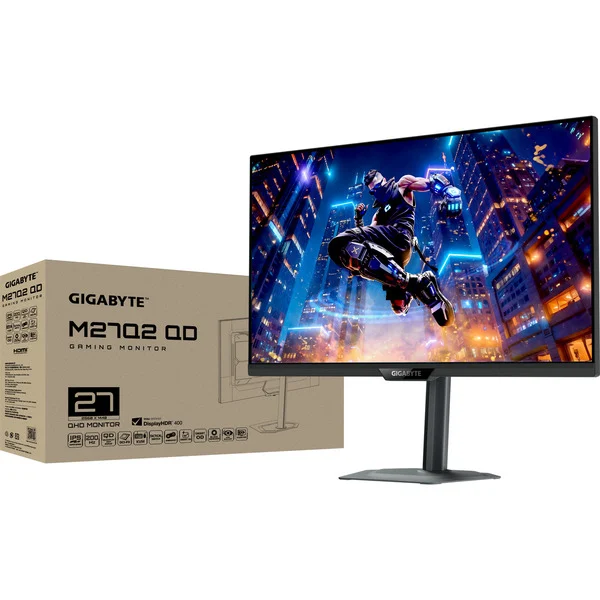 GIGABYTE M27Q2 QD QLED, Gaming-Monitor (68.6 cm (27 Zoll), schwarz, QHD, SS-IPS, KVM, HDMI, DP, USB-C, 200Hz Panel) - Bild 7