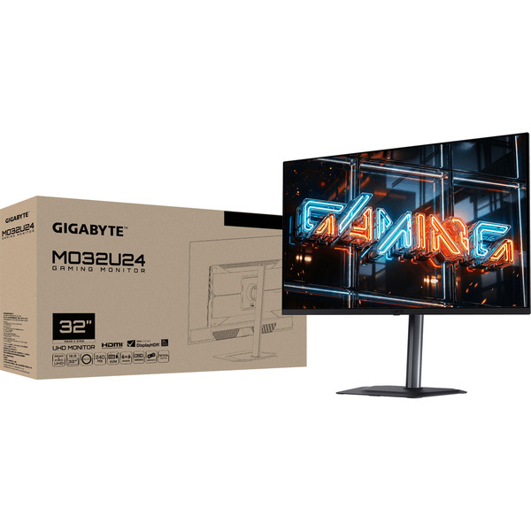 GIGABYTE MO32U24 QD-OLED, Gaming-Monitor (80 cm (31.5 Zoll), schwarz, UltraHD/4K, HDMI, DP, Lautsprecher, 240Hz Panel) - Bild 7