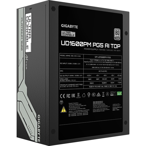 GIGABYTE UD1600PM PG5 AI TOP, PC-Netzteil - Bild 4