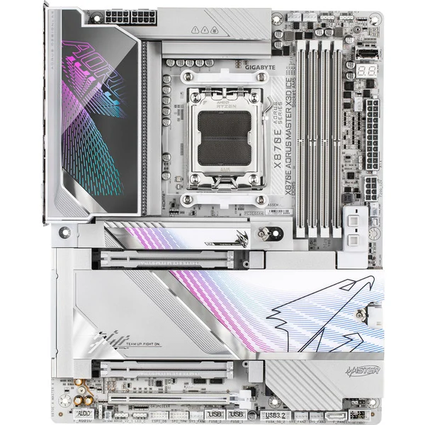 GIGABYTE X870E AORUS MASTER X3D ICE, Mainboard - Bild 2