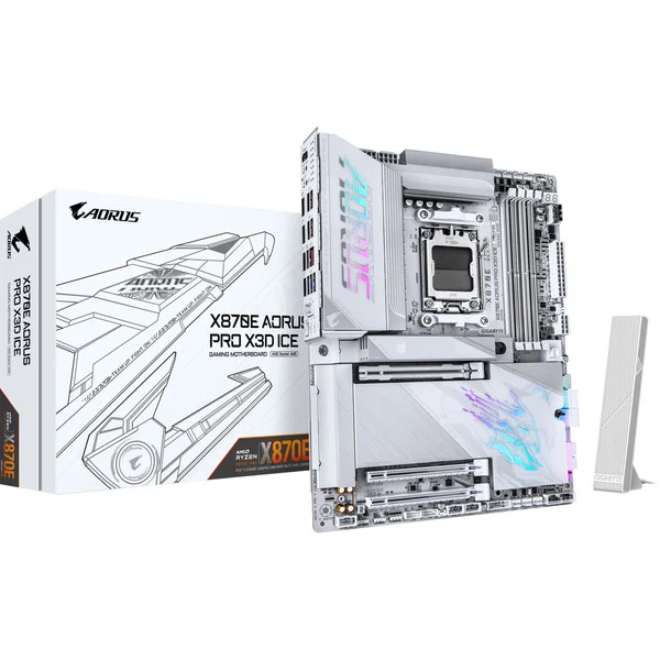 GIGABYTE X870E AORUS PRO X3D ICE, Mainboard
