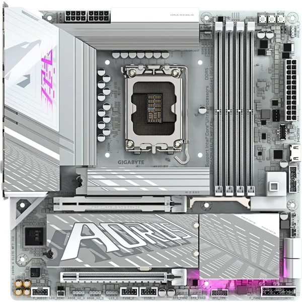 GIGABYTE Z890M AORUS ELITE WIFI7 ICE, Mainboard - Bild 2