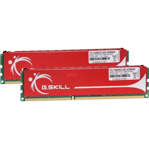 G.Skill DIMM 4 GB DDR3-1600 (2x 2 GB) Dual-Kit, Arbeitsspeicher
