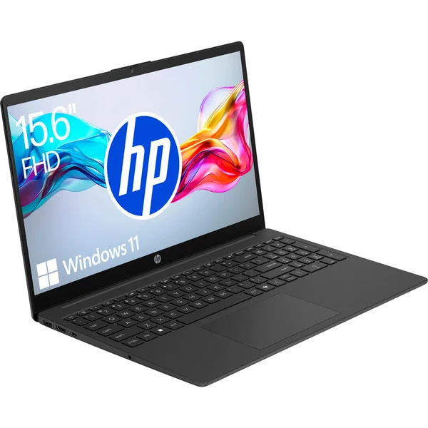 HP 15-fc0065ng, Notebook (schwarz, AMD Ryzen 5 7430U, AMD Radeon Graphics, 32 GB DDR4, 512 GB (512 GB SSD), ohne Betriebssystem)