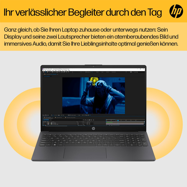 HP 15-fc0065ng, Notebook (schwarz, AMD Ryzen 5 7430U, AMD Radeon Graphics, 32 GB DDR4, 512 GB (512 GB SSD), ohne Betriebssystem) - Bild 14