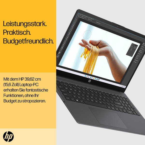 HP 15-fc0065ng, Notebook (schwarz, AMD Ryzen 5 7430U, AMD Radeon Graphics, 32 GB DDR4, 512 GB (512 GB SSD), ohne Betriebssystem) - Bild 8