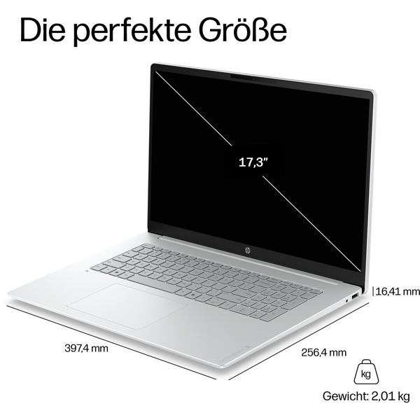 HP OmniBook 3 17-dg0050ngx, Notebook (silber, Intel® Core™ Ultra 5 225U, Intel® Graphics, 8 GB DDR5, 256 GB (256 GB SSD), Windows 11 Home) - Bild 7