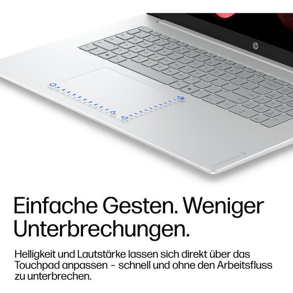 HP OmniBook 3 17-dg0053ngx, Notebook (silber, Intel® Core™ Ultra 5 225U, Intel® Graphics, 12 GB DDR5, 512 GB (512 GB SSD), Windows 11 Pro) - Bild 10