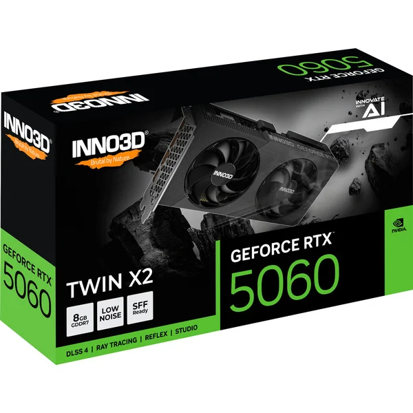 INNO3D GeForce RTX 5060 TWIN X2 8GB, Grafikkarte - Bild 3