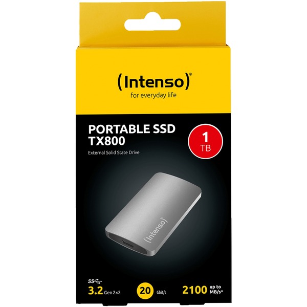 Intenso Externe SSD TX800 1 TB (anthrazit, USB-A 3.2 Gen 2x2 (20 Gbit/s)) - Bild 5