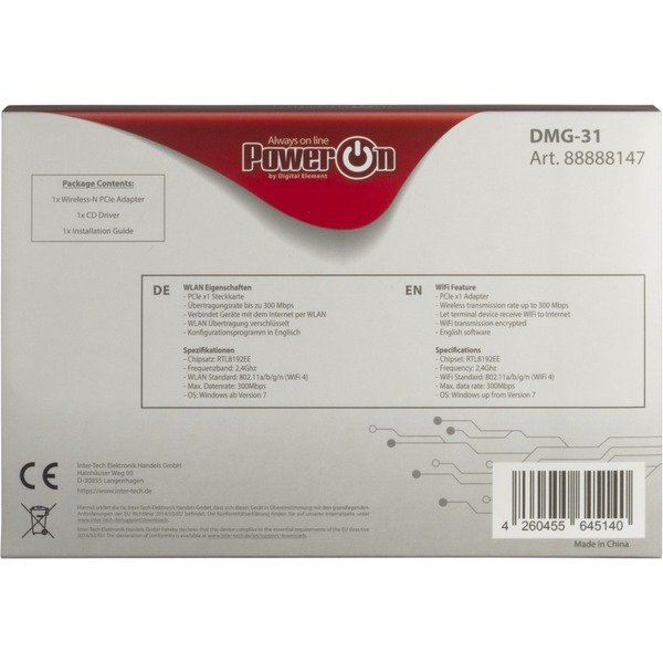 Inter-Tech DMG-31, WLAN-Adapter - Bild 4