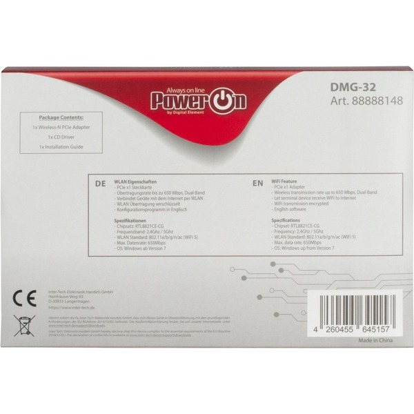 Inter-Tech DMG-32, WLAN-Adapter - Bild 4