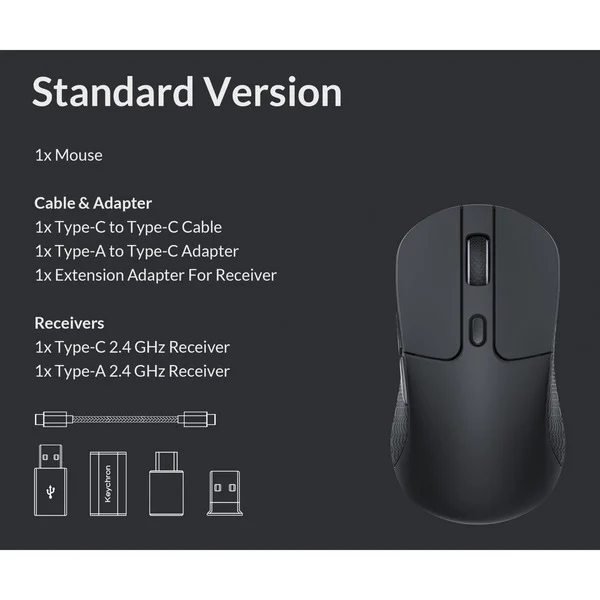 Keychron M3 Wireless, Gaming-Maus - Bild 3