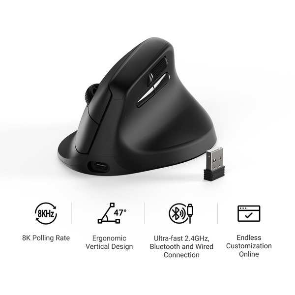 Keychron M5 Wireless 8K-Version, Maus - Bild 11