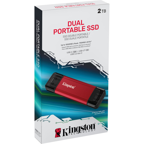 Kingston Dual Portable 2 TB, Externe SSD - Bild 4