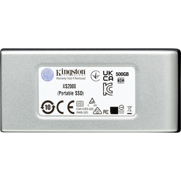 Kingston XS2000 Portable SSD 4 TB, Externe SSD (silber/schwarz, USB-C 3.2 Gen 2x2 (20 Gbit/s)) - Bild 4