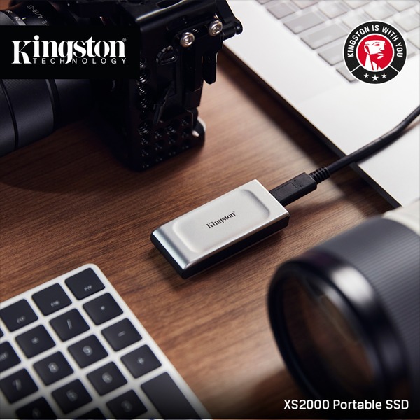 Kingston XS2000 Portable SSD 4 TB, Externe SSD (silber/schwarz, USB-C 3.2 Gen 2x2 (20 Gbit/s)) - Bild 8