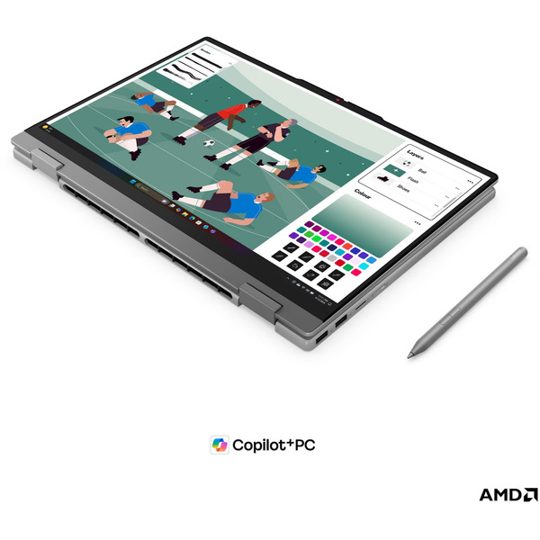 Lenovo IdeaPad 5 2-in-1 15AGP11 (83UM0029GE), Notebook (grau, AMD Ryzen AI 5 430, AMD Radeon 840M, 16 GB DDR5, 512 GB (512 GB SSD), Windows 11 Home) - Bild 10