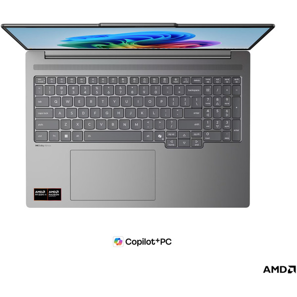 Lenovo IdeaPad Pro 5 16AGP11 (83SJ000TGE), Notebook (grau, AMD Ryzen AI 9 465, AMD Radeon 880M, 32 GB LPDDR5X, 1 TB (1 TB SSD), Windows 11 Pro, ohne Netzteil) - Bild 7
