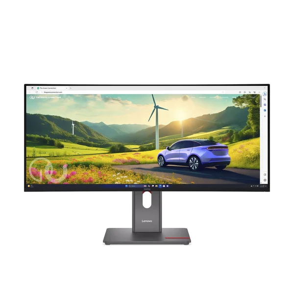 Lenovo ThinkVision P34WD-40, LED-Monitor (86.4 cm (34 Zoll), schwarz, WQHD, IPS, Curved, KVM, USB-Hub, USB-C, HDMI, DP, 120Hz Panel) - Bild 2