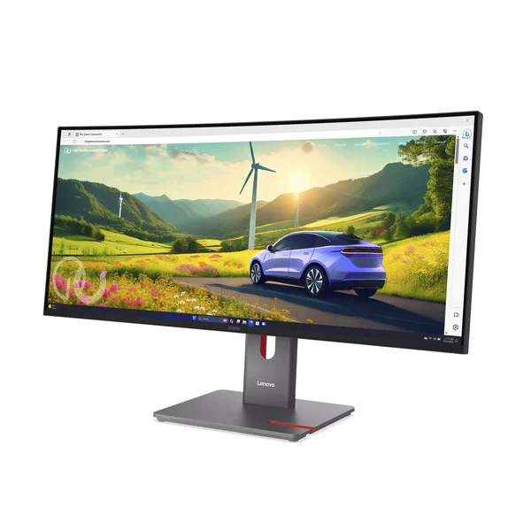 Lenovo ThinkVision P34WD-40, LED-Monitor (86.4 cm (34 Zoll), schwarz, WQHD, IPS, Curved, KVM, USB-Hub, USB-C, HDMI, DP, 120Hz Panel) - Bild 3