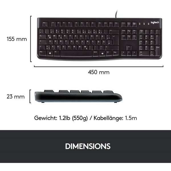 Logitech Desktop MK120 (Desktop-Set) - Image 10
