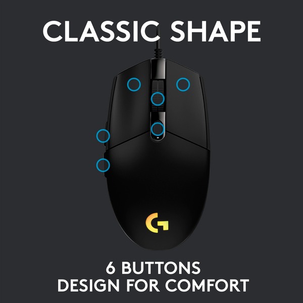 Logitech Gaming G203 LIGHTSYNC, Gaming-Maus - Bild 4