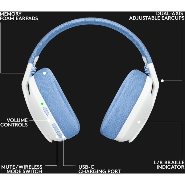 Logitech Gaming G435 LIGHTSPEED, Gaming-Headset - Bild 8