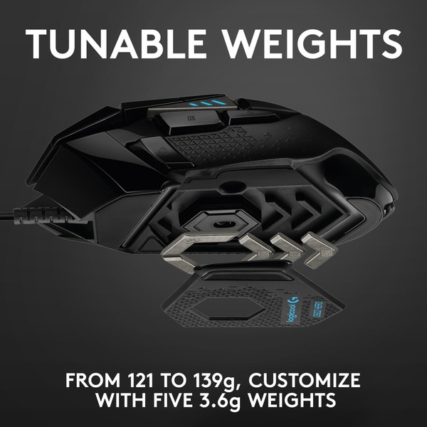 Logitech Gaming G502 HERO, Gaming-Maus - Bild 4