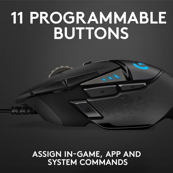 Logitech Gaming G502 HERO, Gaming-Maus - Bild 5