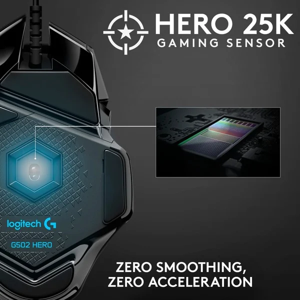 Logitech Gaming G502 HERO, Gaming-Maus - Bild 3