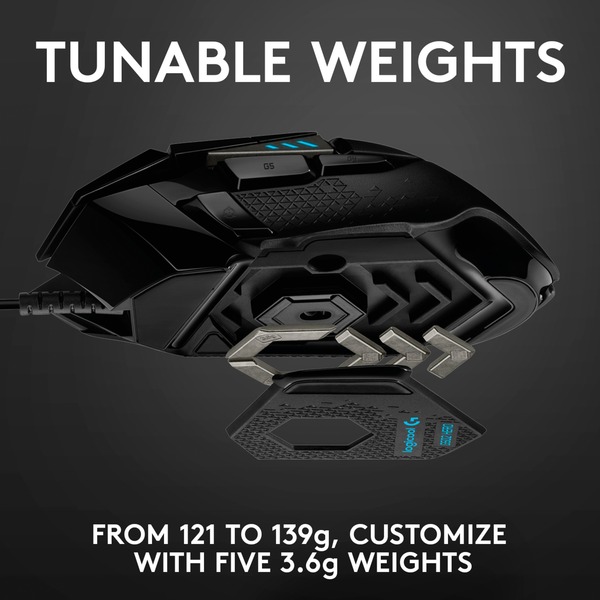 Logitech Gaming G502 HERO, Gaming-Maus - Bild 4