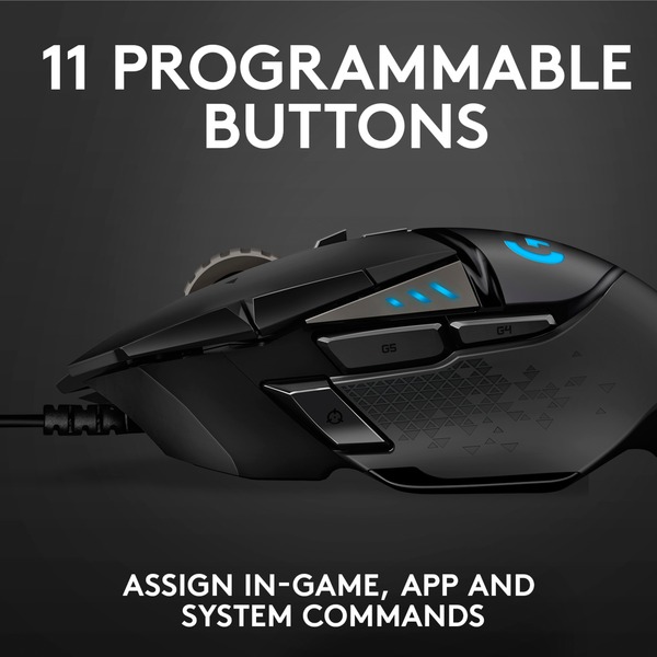 Logitech Gaming G502 HERO, Gaming-Maus - Bild 5
