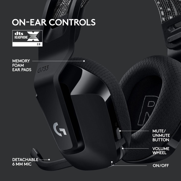 Logitech Gaming G733 LIGHTSPEED, Gaming-Headset - Bild 5