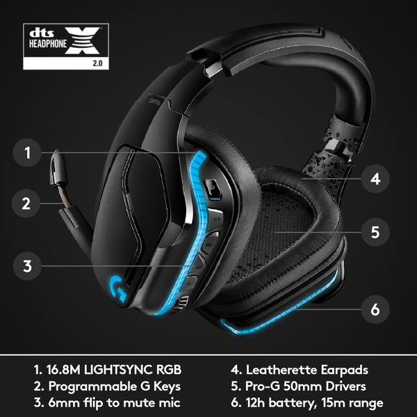 Logitech Gaming G935, Gaming-Headset - Bild 6