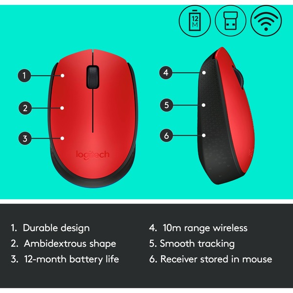 Logitech M171 Wireless, Maus - Bild 7