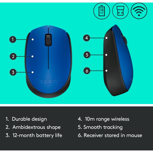Logitech M171 Wireless, Maus - Bild 7