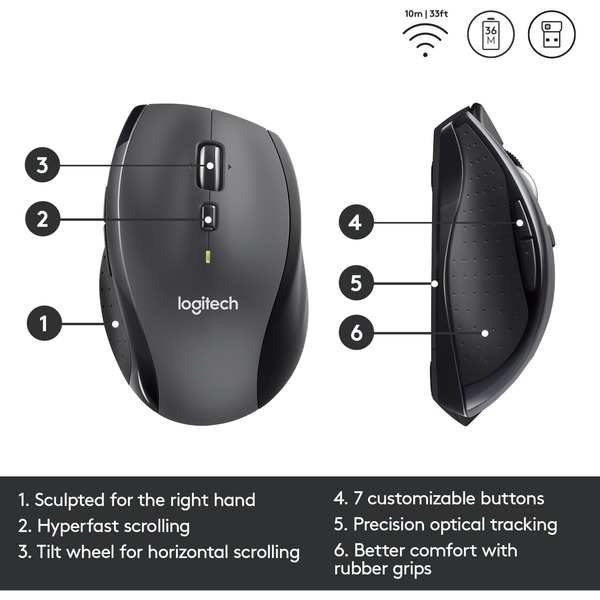 Logitech M705 Marathon, Maus - Bild 6