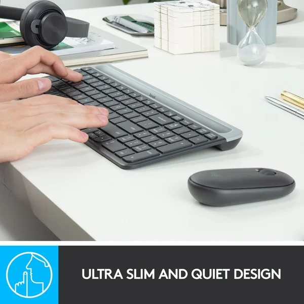Logitech MK470 Slim Combo, Desktop-Set - Bild 3