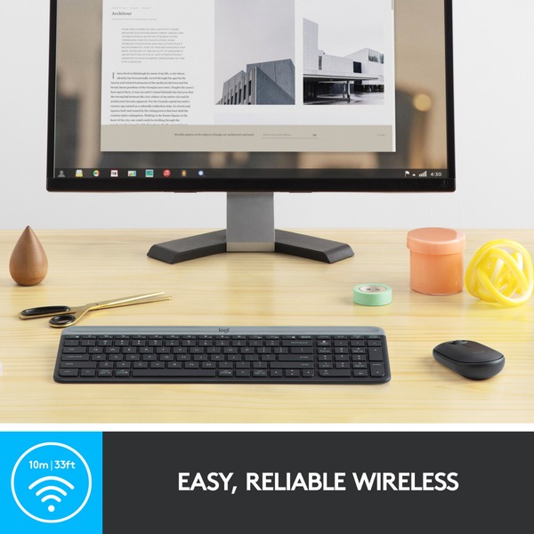 Logitech MK470 Slim Combo, Desktop-Set - Bild 4
