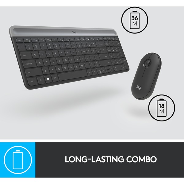 Logitech MK470 Slim Combo, Desktop-Set - Bild 5