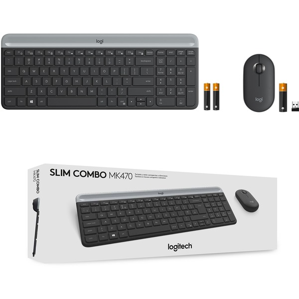 Logitech MK470 Slim Combo, Desktop-Set - Bild 10