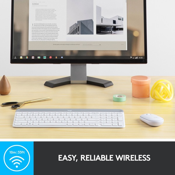 Logitech MK470 Slim Combo, Desktop-Set - Bild 4
