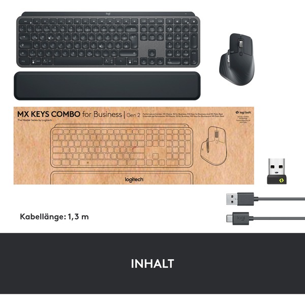 Logitech MX Keys Combo for Business Gen 2, Desktop-Set - Bild 10